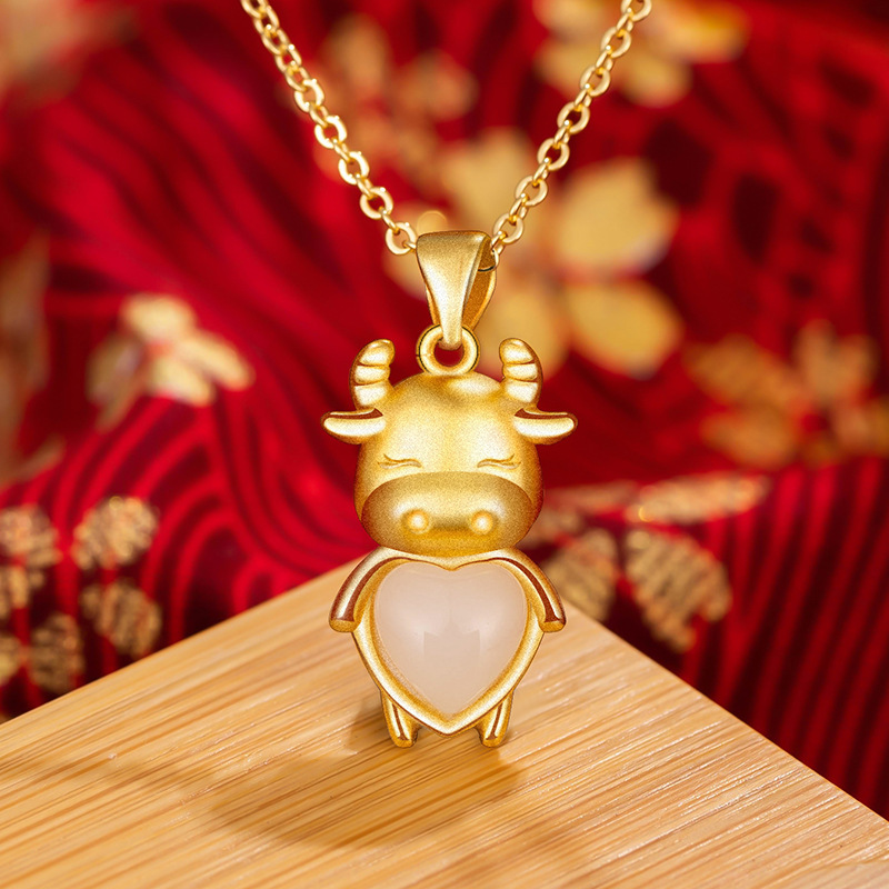 福字生肖項(xiàng)鏈PVD真空爐內(nèi)金