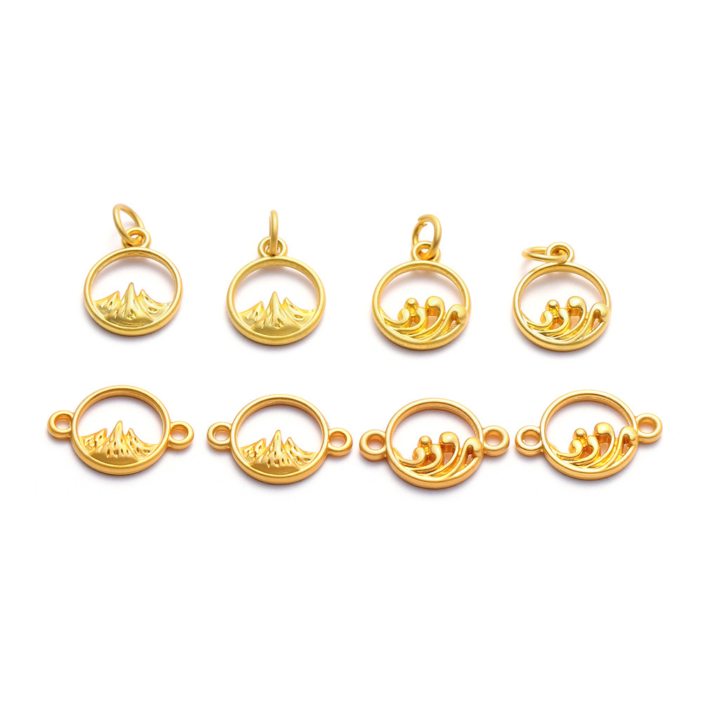 山盟海誓吊墜PVD鍍金IP爐內(nèi)金